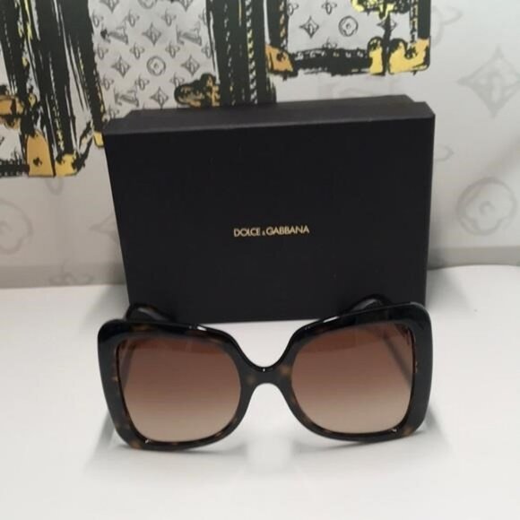 Dolce & Gabbana Women's Tortoise Sunglasses DG1693-U - Picture 8 of 13